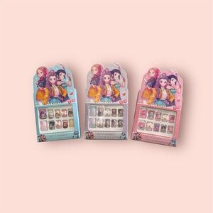 K-Pop little girls press on nails